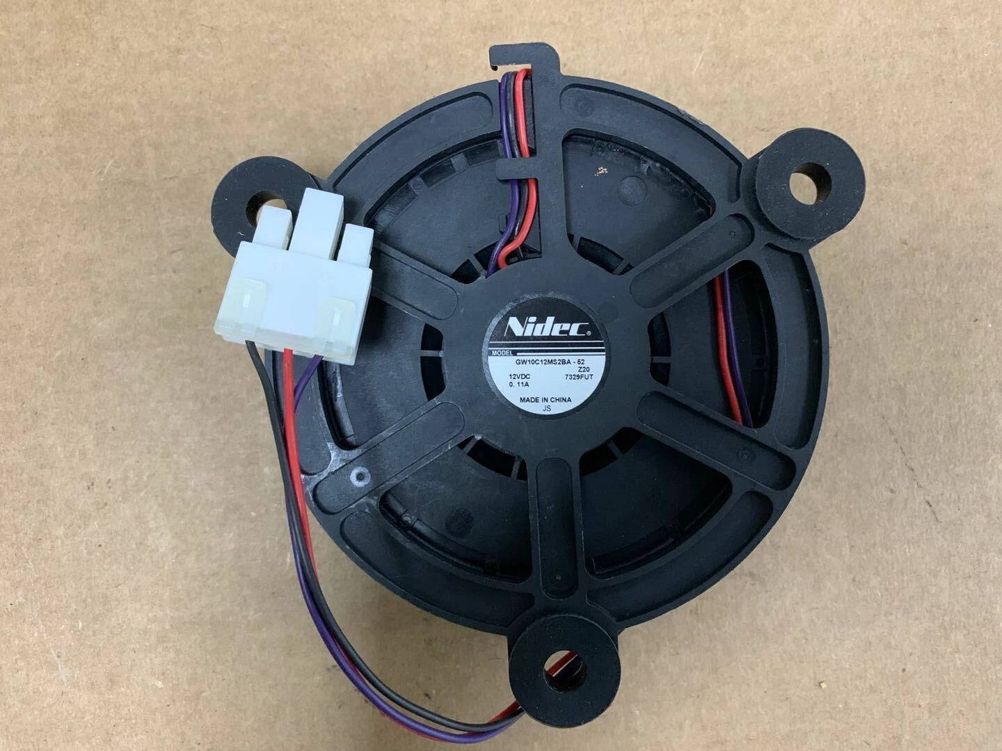 1x Nidec GW10C12MS2BA-52 DC12V 0.11A Haier refrigerator built-in cooling fan