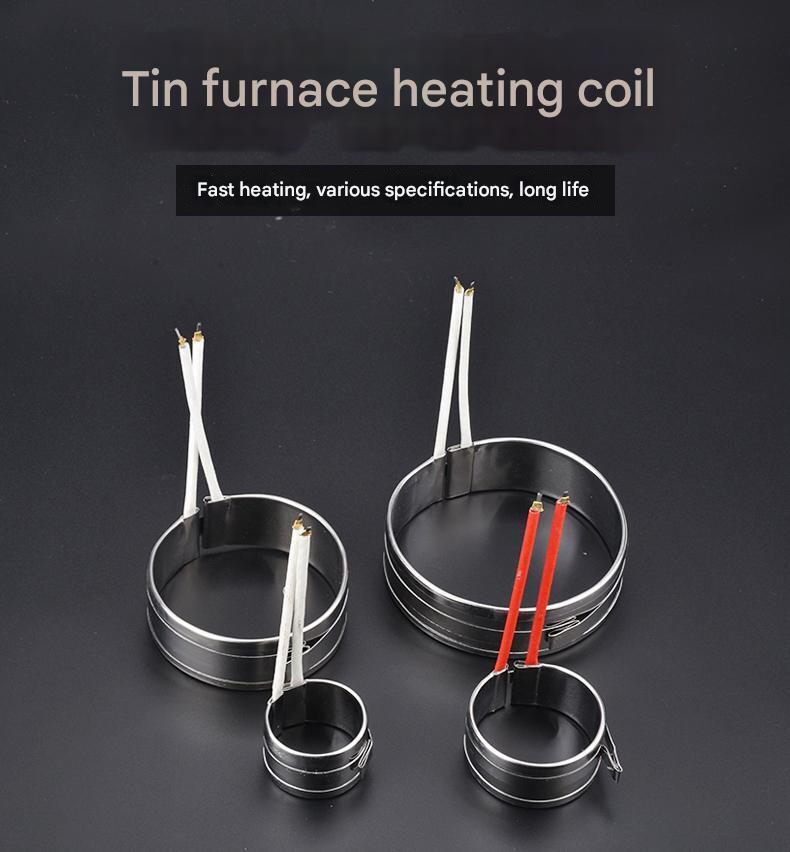 2x Tin Pot Heating Element Core Repair Part for Soldering Furnace 38/50/80/100mm