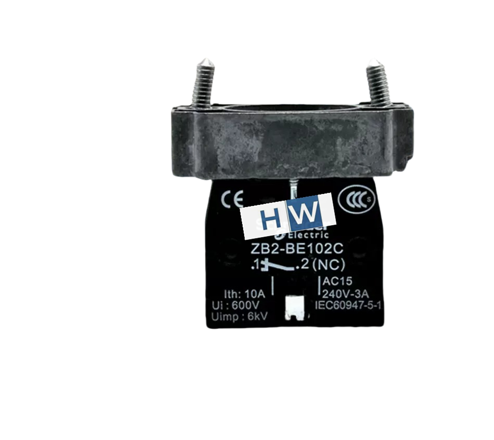 2/Piece  ZB2BZ102C ZB2-BZ102C 1NC Contact Base Button Module