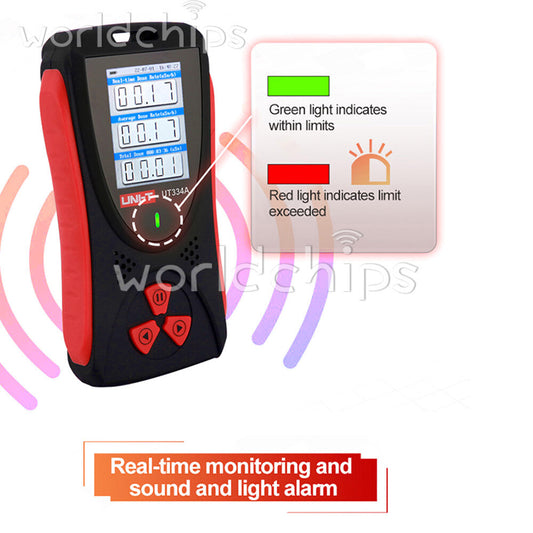 UNI-T UT334A Electromagnetic Radiation Tester Geiger Counter X β γ Ray Detector