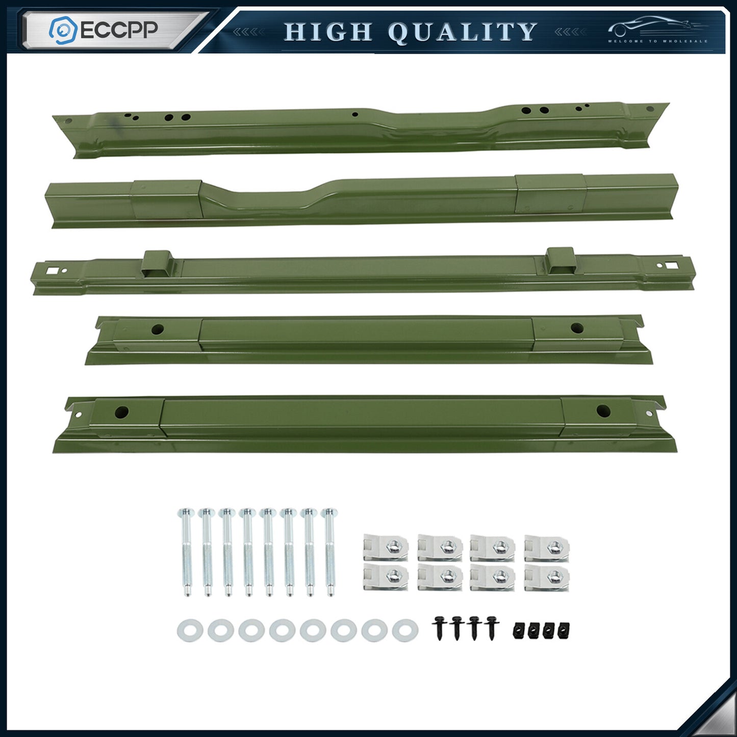 5 for 99-18 Ford F250/F350/F-450 Super Duty Track Truck Bed Rails Long Bed Rails