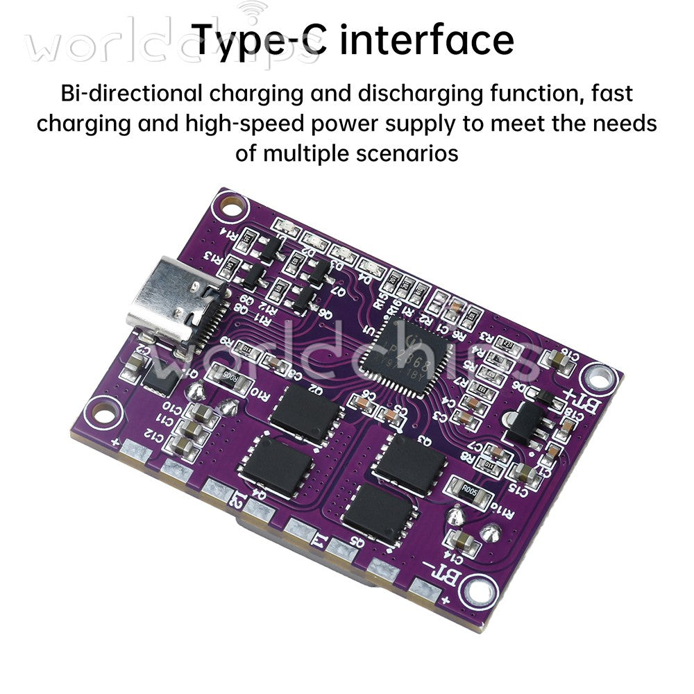 IP2368 Bidirectional High-Power Fast Charging Module Buck-Boost Module Type-C