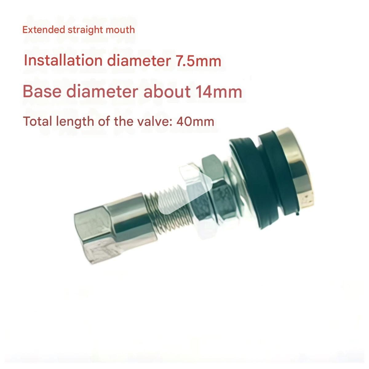 4x High Quality Tubeless Tire Valve Stems Set for Motorcycle E-bike ATV Repair