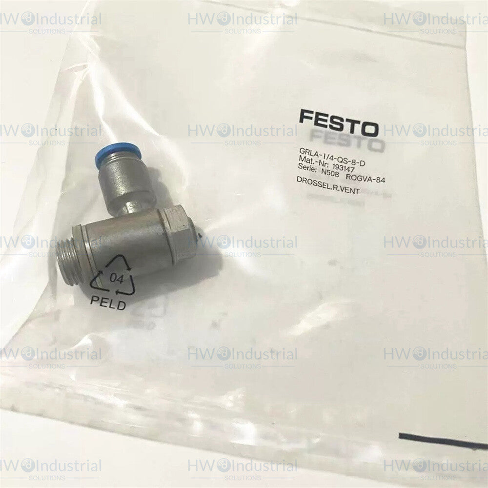 1/Piece  FESTO FESTO Throttle Valve GRLA-1/4-QS-8-D 193147