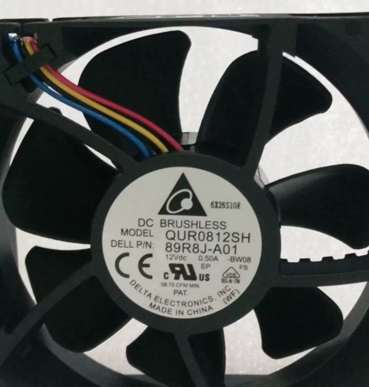 1/piece QUR0812SH 12V 0.50A 8025 8CM Delta 4-wire PWM Temperature Cooling Fan