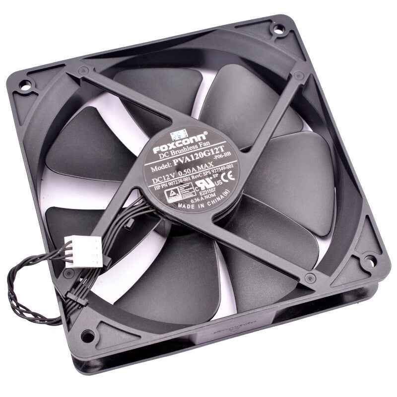 1PC  PVA120G12T Foxconn 12cm 12025 12V 0.50A Server Chassis CPU Cooling Fan