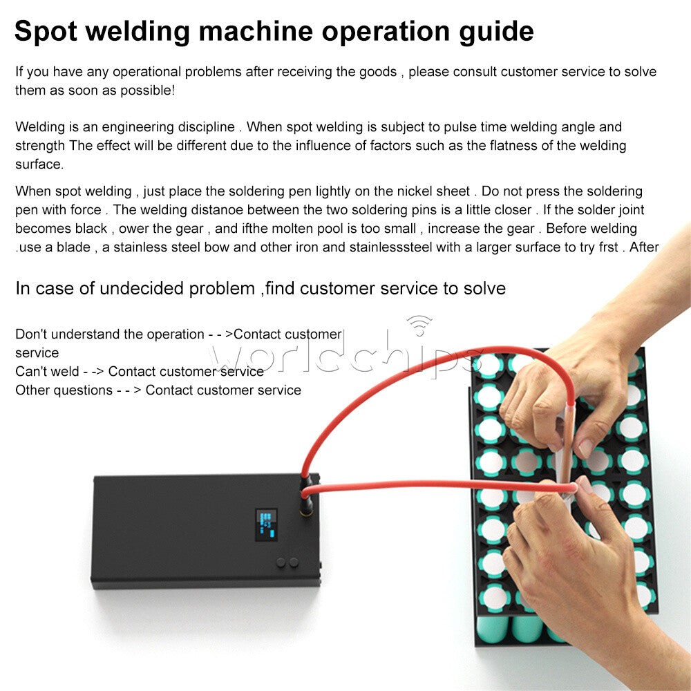 70 Gears 7500/11000mAh Mini Spot Welding Machine For 18650 Battery Spot Welder