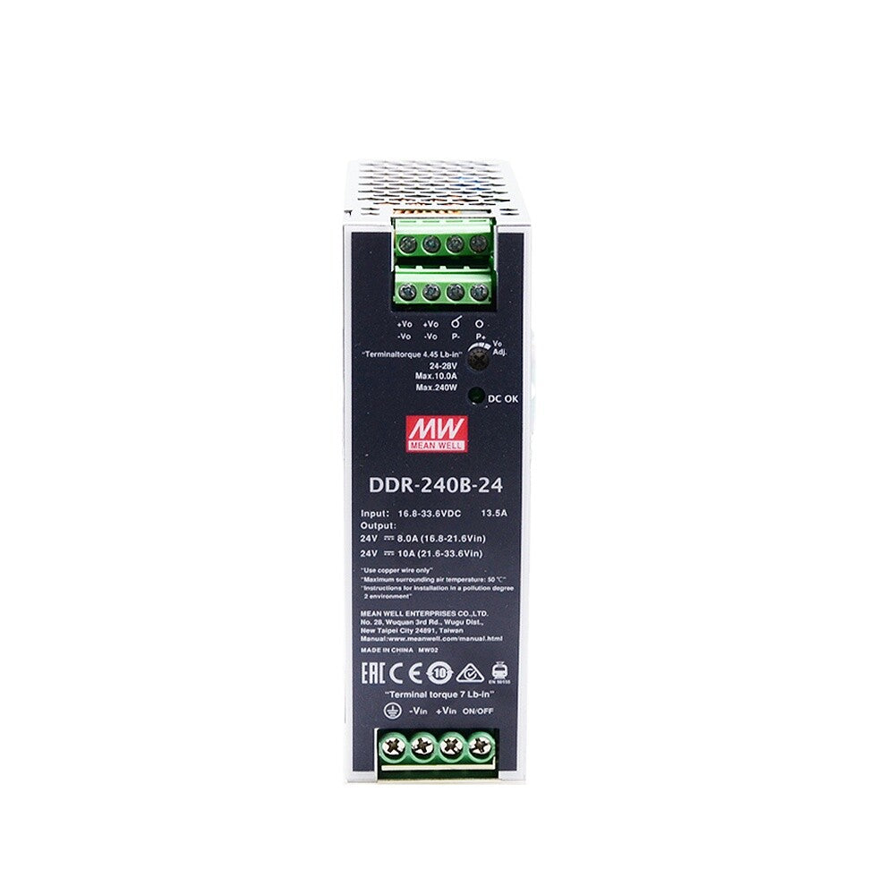 1pcs MEAN WELL DDR-240B-24 Rail Switching Power Supply 48V 5A 240W