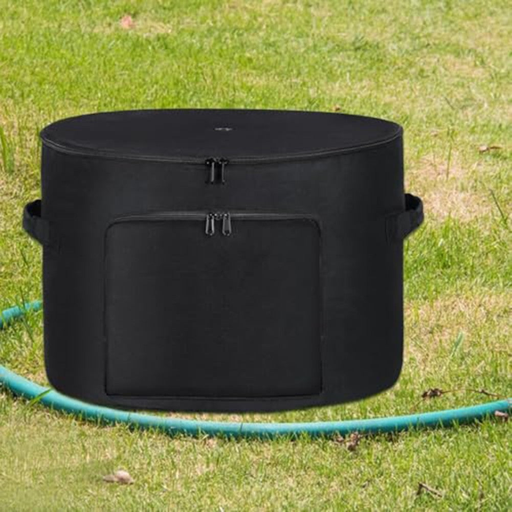 Garden Water Hose Holder Storage Bag Pot For Patio Deck And Garden Use