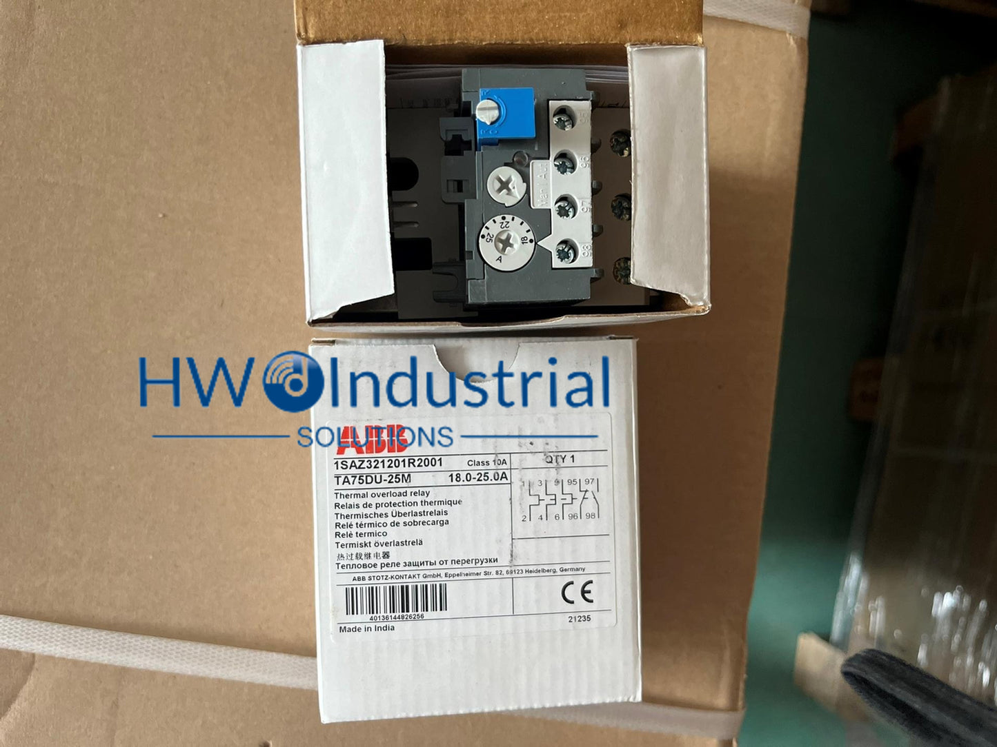 1PC  TA75DU-25M TA75DU25M 18-25A ABB Thermal Overload Relay
