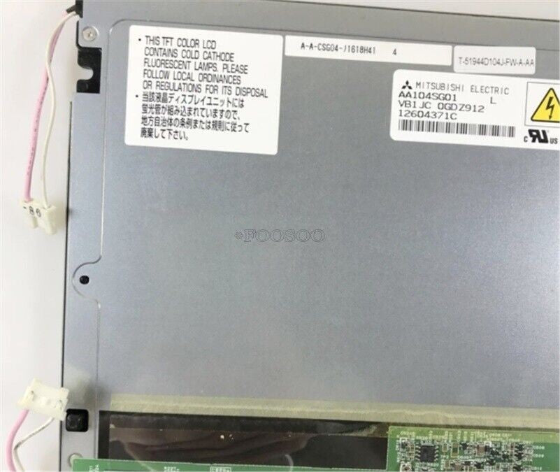 10.4" Inch 800X600 Lcd Display Panel Replace For AA104SG01