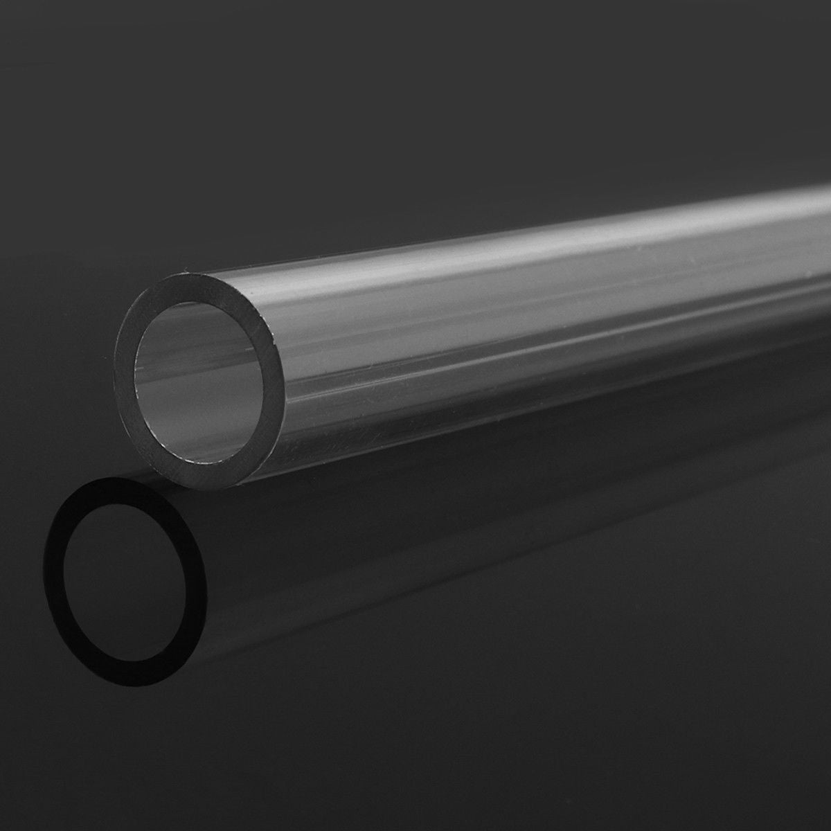 4pcs 500mm Clear Bending Hard Tubing Hose Set for High Performance Cooling
