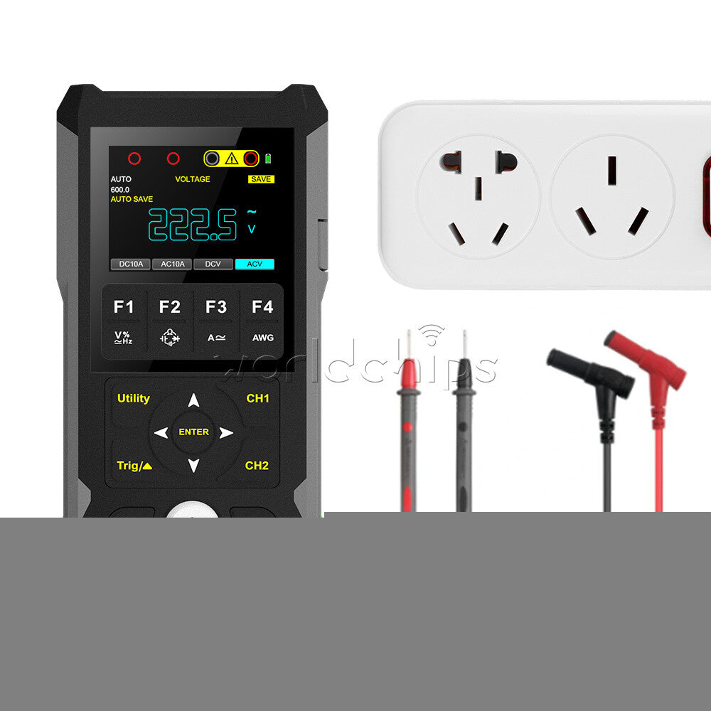 ET202D 3in1 Oscilloscope Multimeter Dual Channel 250MSa/s Handheld Oscilloscopes