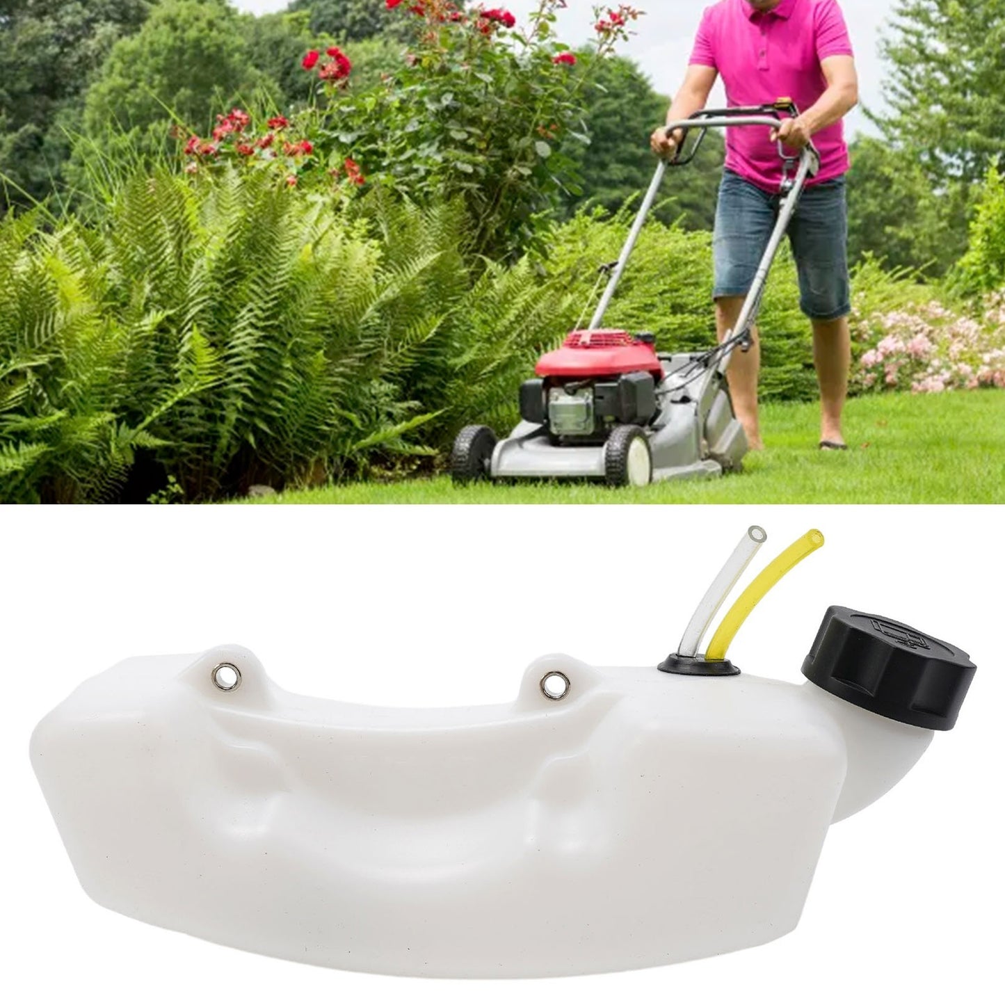 For 43cc 49cc 52cc 55cc Brush Cutter Fuel Tank Replacement Cap and Tube