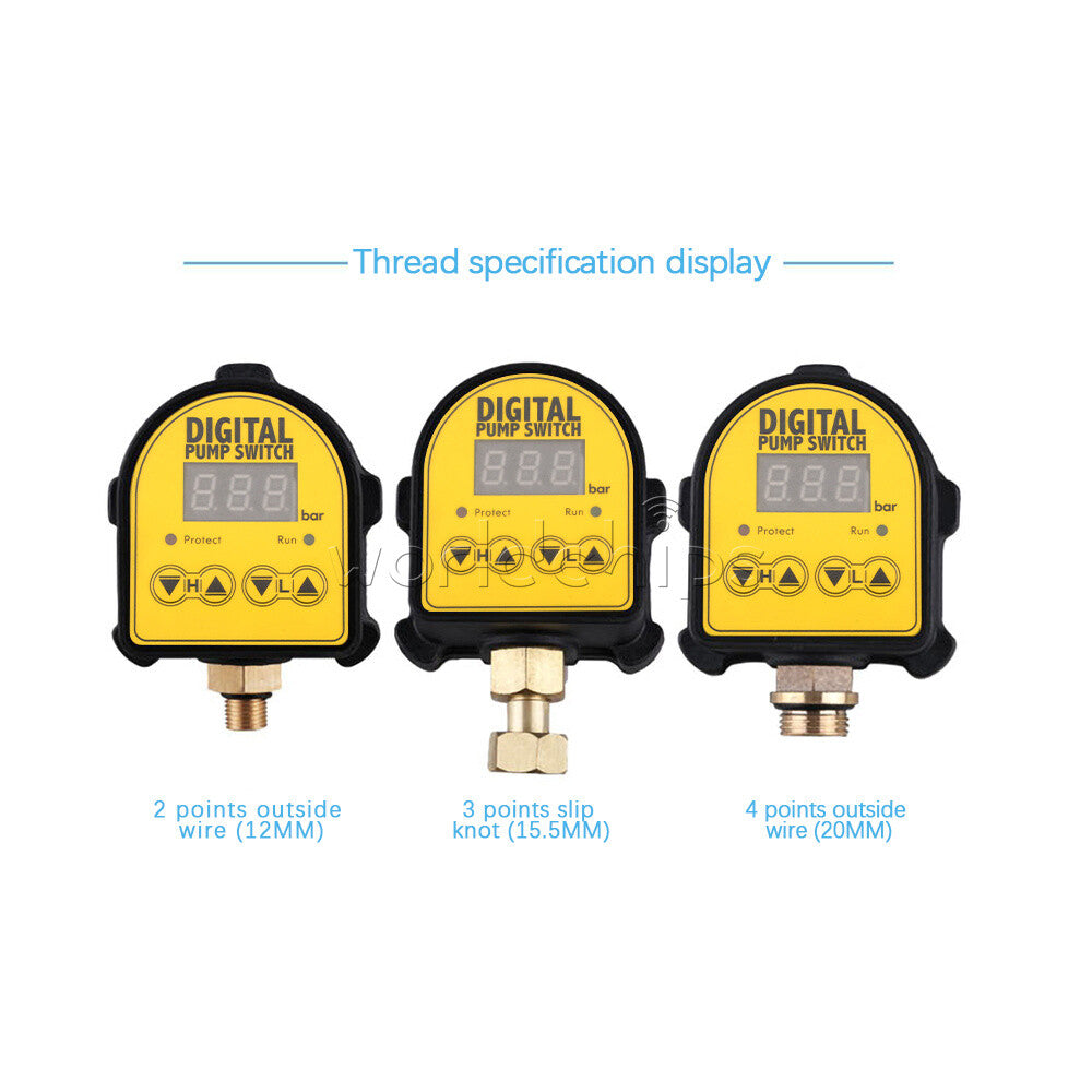 Intelligent wate Digital Pressure Controller Switch 220V For Water Ail Gas Pump