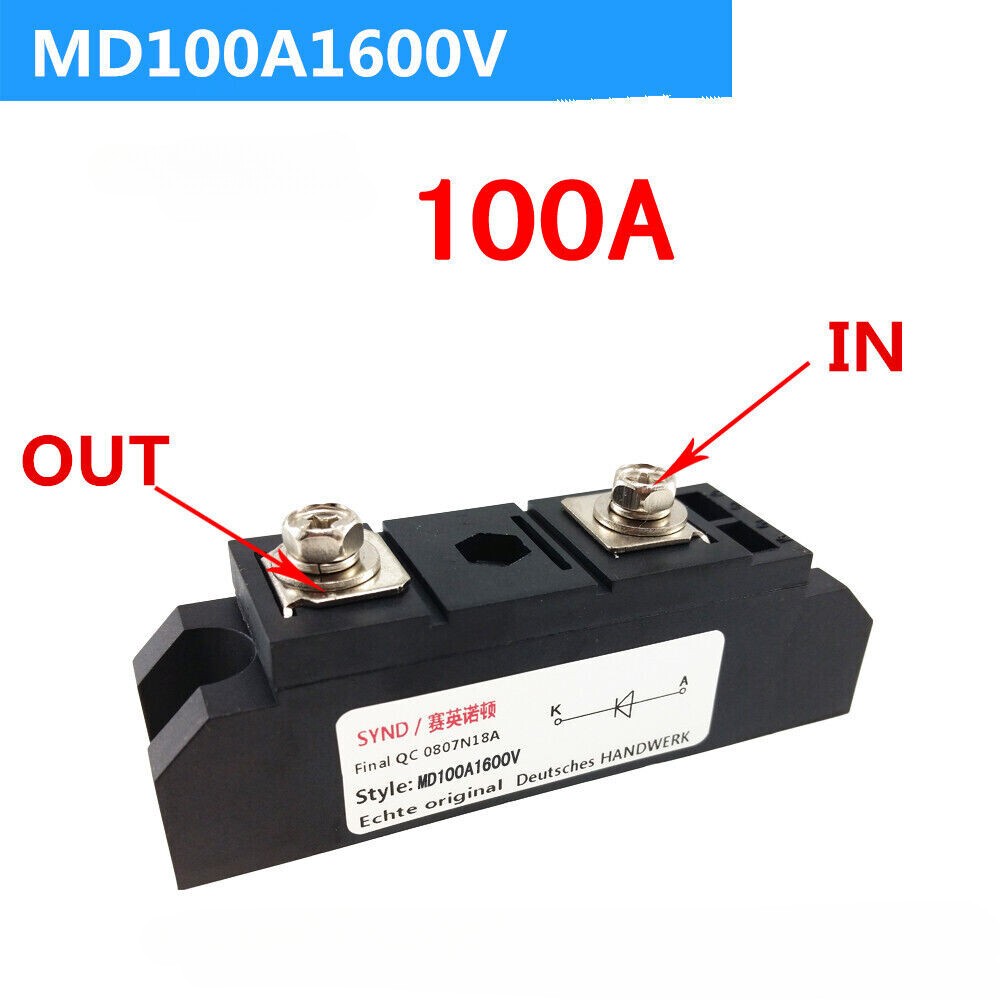Anti Diode 100A MD100A1600V Anti-backflow rectifier MD100-16