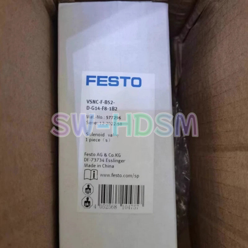 1PCS  For FESTO VSNC-F-B52-D-G14-F8-1B2 577296 Solenoid Valve freight free