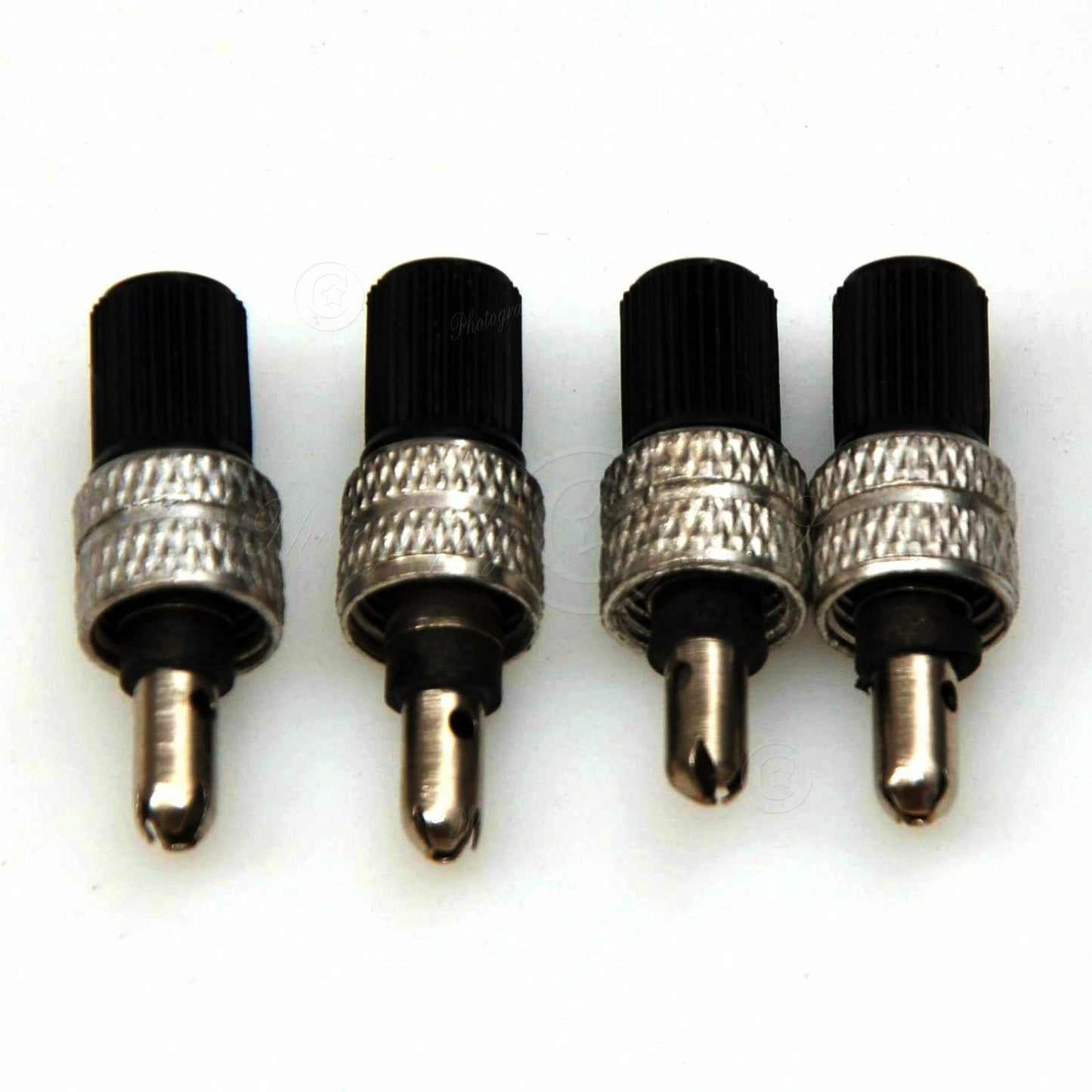 4x Removable German Bike Valve Core +Caps for Bicycle Inner Tube Repair Fix Unit