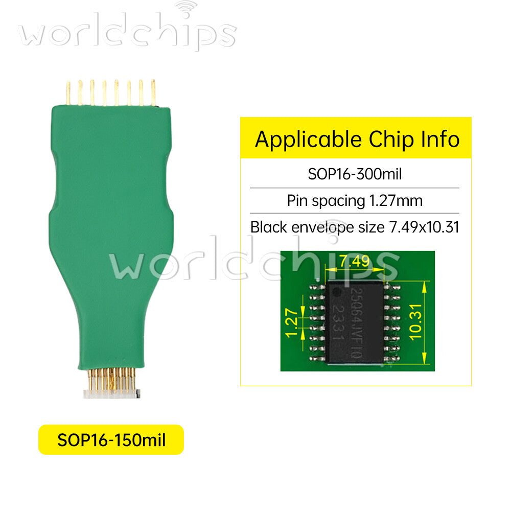 SOP14 SOP16 Chip Download Burn Read Write Test ProbeProgrammer Download Cable
