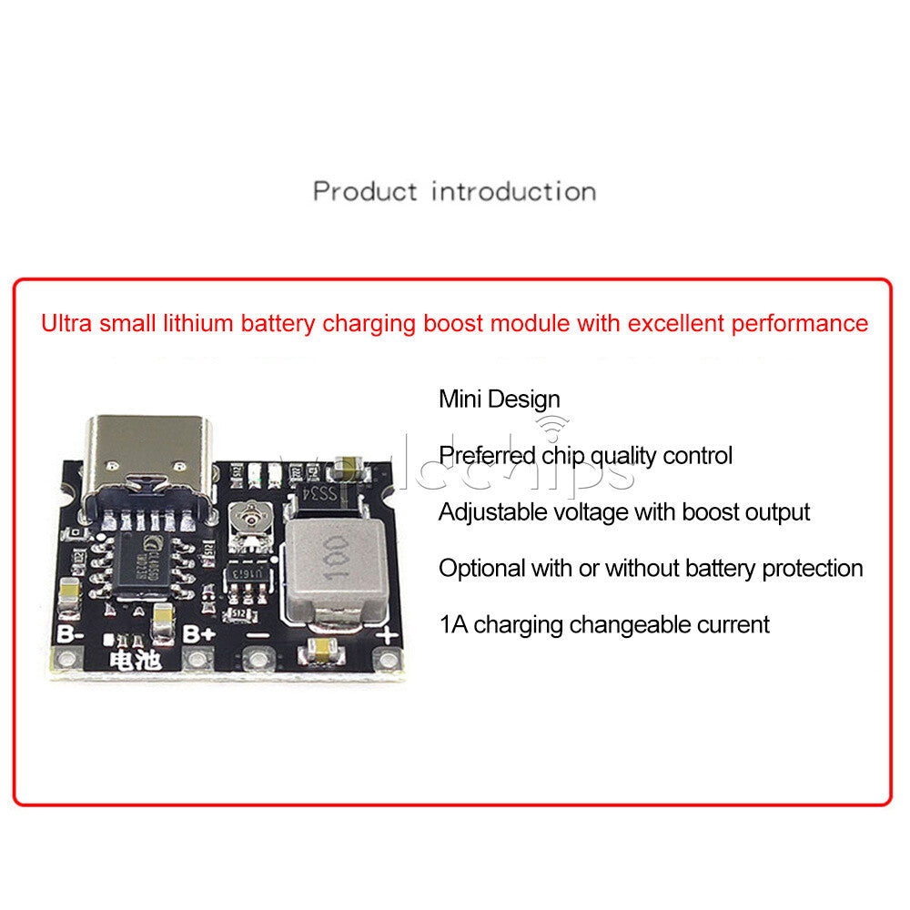 200Piece Li-ion 18650 3.7V 4.2V Battery Charger Board DC Step Up Boost Module