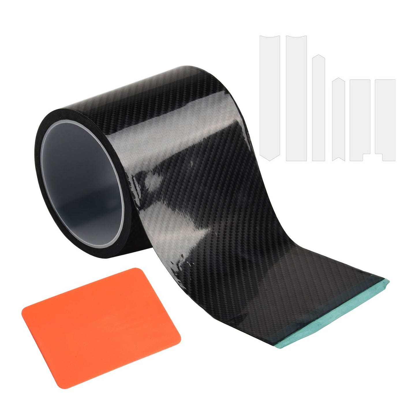 Innovative 300cm Bike Frame Protection Sticker with Carbon Fiber Aesthetic