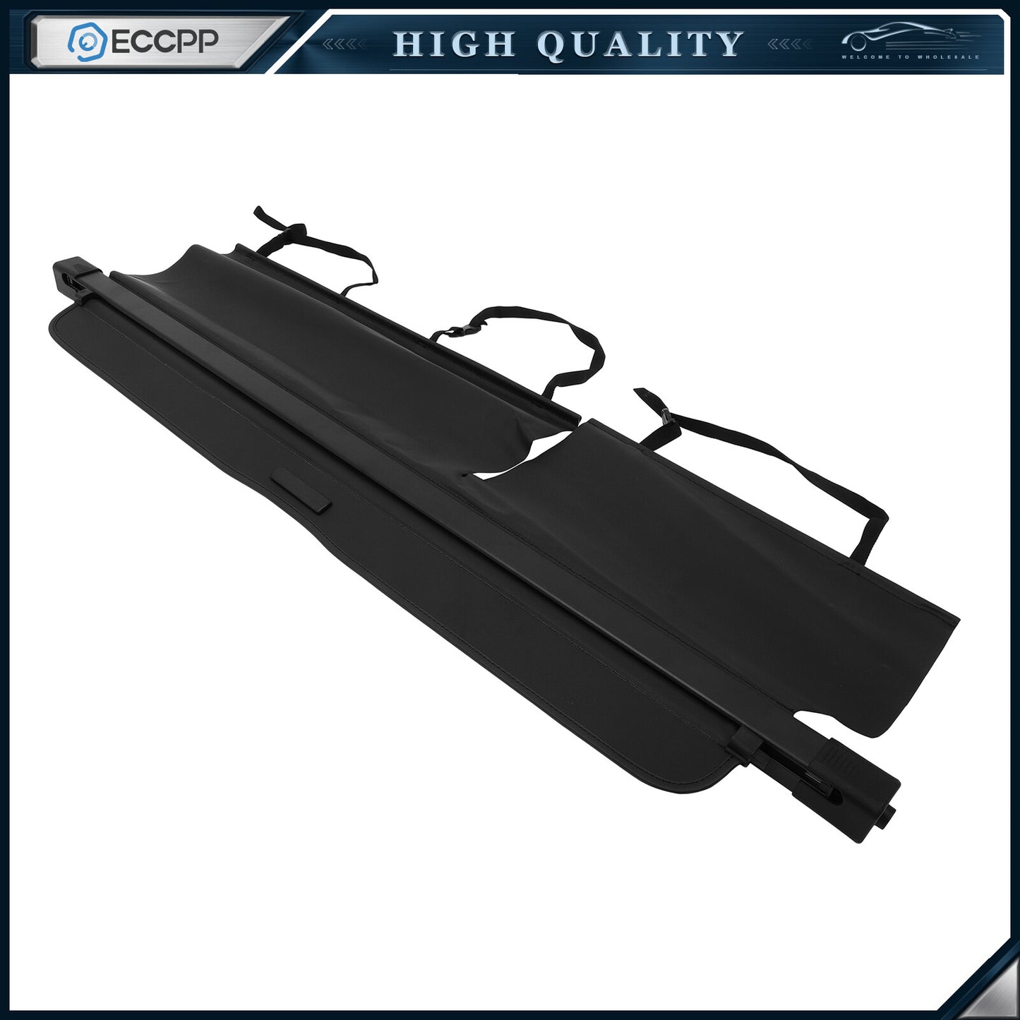 Tonneau Retractable Security Cargo Cover Black For Lexus RX450h RX350 2010-2015