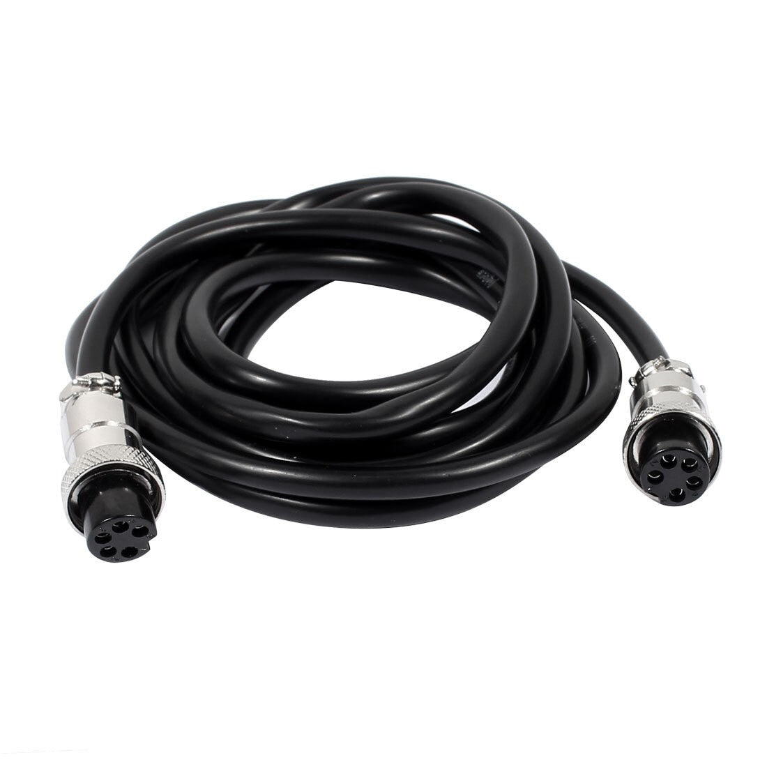 GX16 5 Pins Double Female Head Ation Socket Connector Electrical Cable 2m