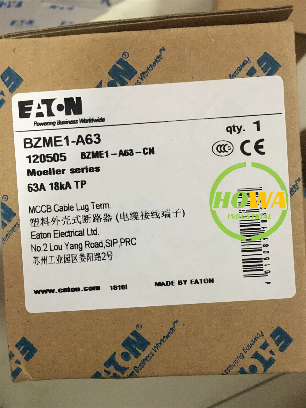 1/piece ETN Circuit Breaker BZME1-A63 BZME1-A63-CN