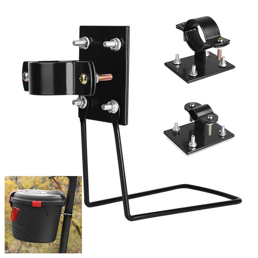 Bike Basket Fixed Holder Mount Fixing Bracket For Scooter EbikeBicycle Accessory