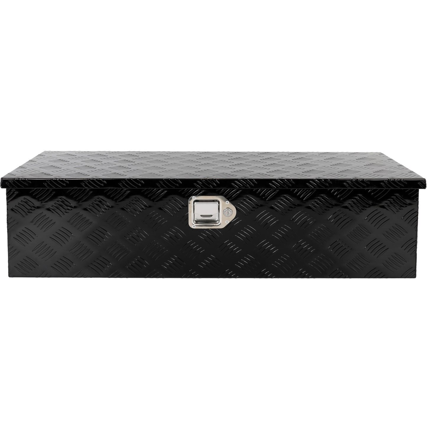 39"*13"*10" ALUMINUM PICKUP TRUCK TRUNK BED TOOL BOX TRAILER STORAGE BLACK