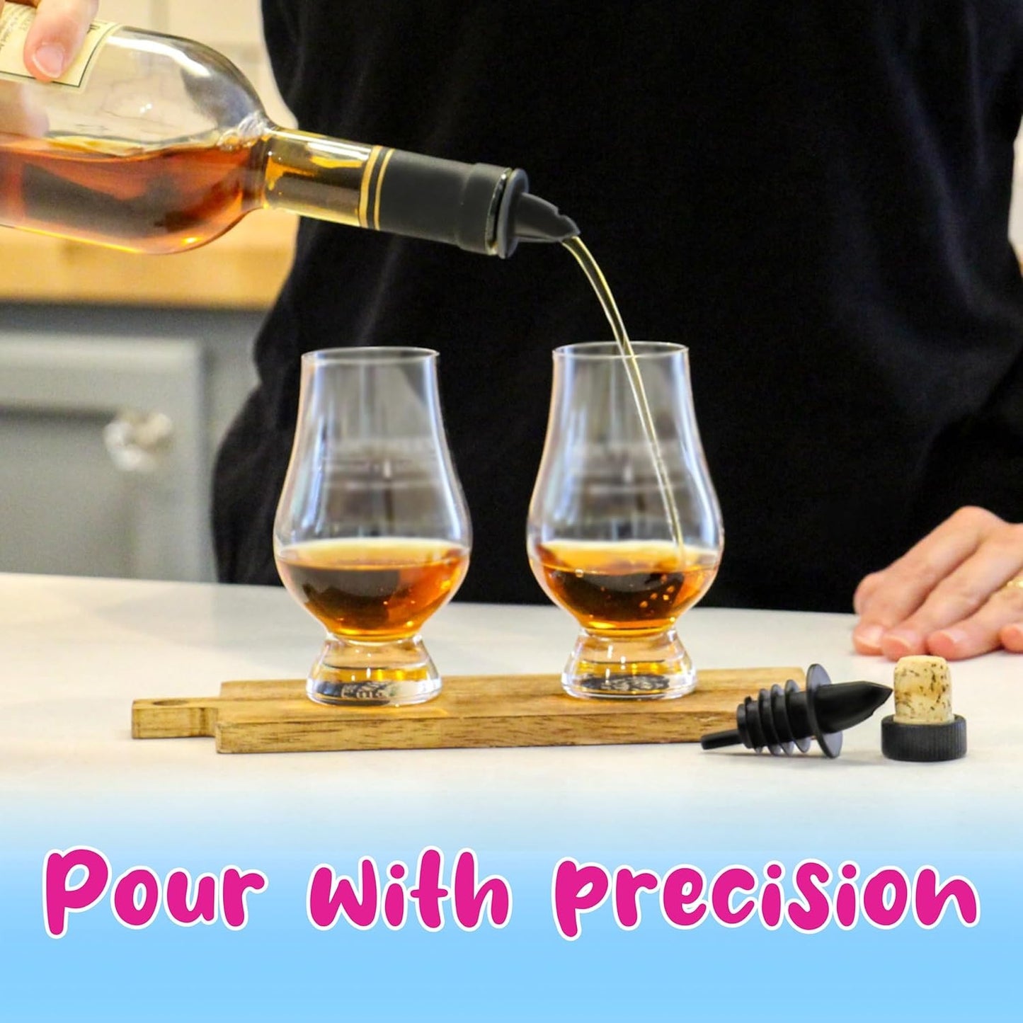 3-Pack Syrup Pour Spouts, Precise Control for Snow Cone, Drink Flavor Bottles