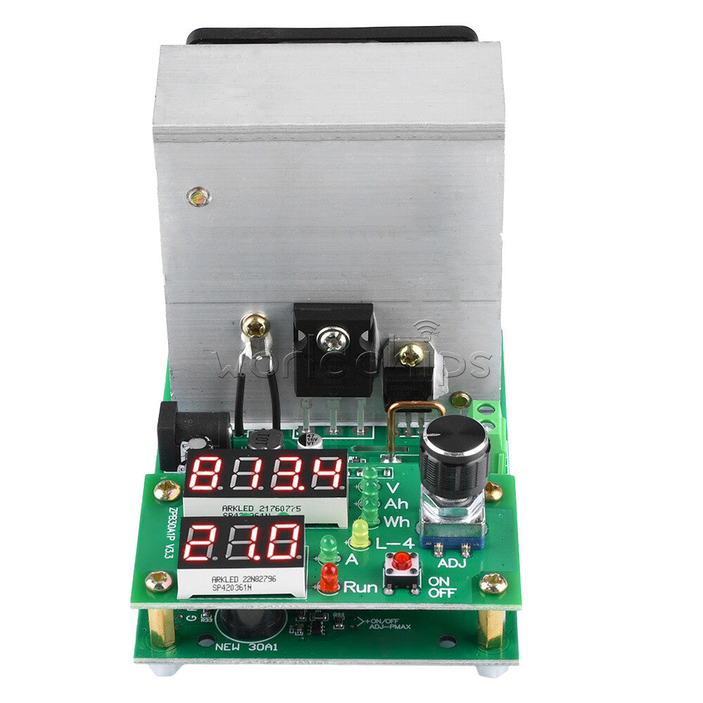 60W 110W Constant Current Electronic Load Discharge Battery Capacity Tester 30V