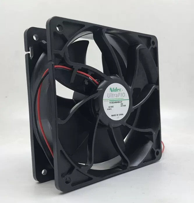 1/piece NIDEC V12E24BHB5-51 2-wire 24V 0.64A 12038 12CM  inverter Cooling Fan