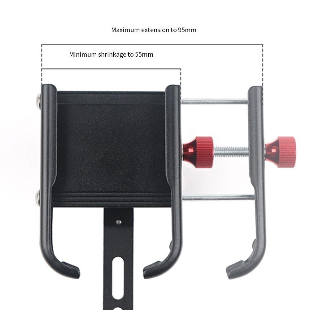 Road Bike Phone Holder Mount Compatible with Phones 55 to 95 mm Wide with Bolt