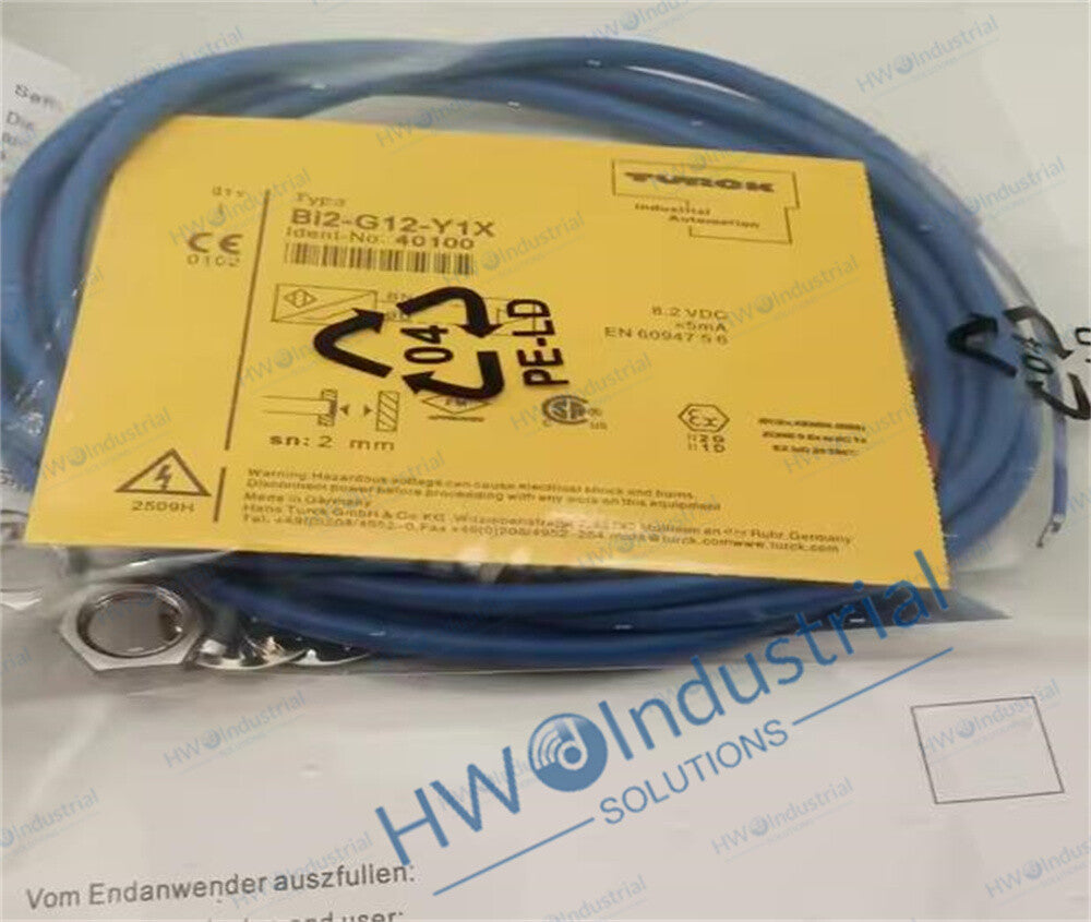 1/Piece Bi2-G12-Y1X   Turck Proximity Switch Sensor