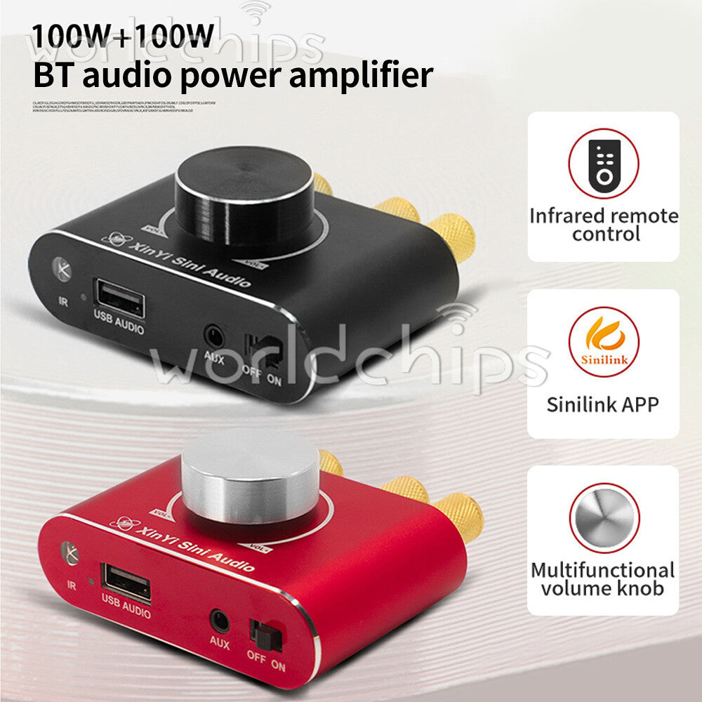 X100H HIFI Bluetooth Stereo Digital Audio Power Amplifier Board TPA3116 Class-D