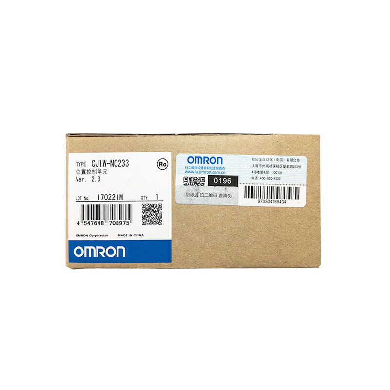 1X OMRON UNIT CJ1W-NC233 PLC Automation Controls MODULE