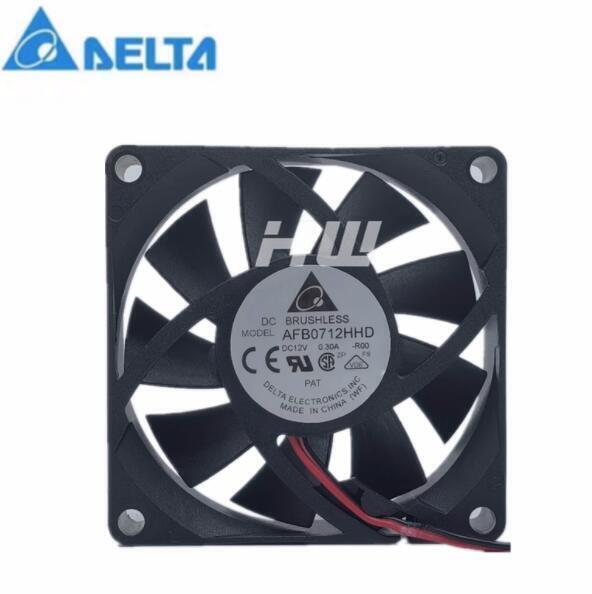 Delta 12v DC 0.30a 70x20mm 3-Wire Fan AFB0712HHD computer CPU cooling fan