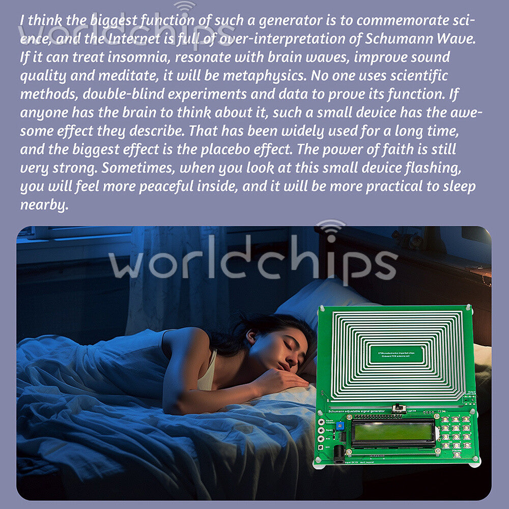 Adjustable 0.1Hz-30KHz Schumann Wave Ultra-low Frequency Pulse Generator DC 5V