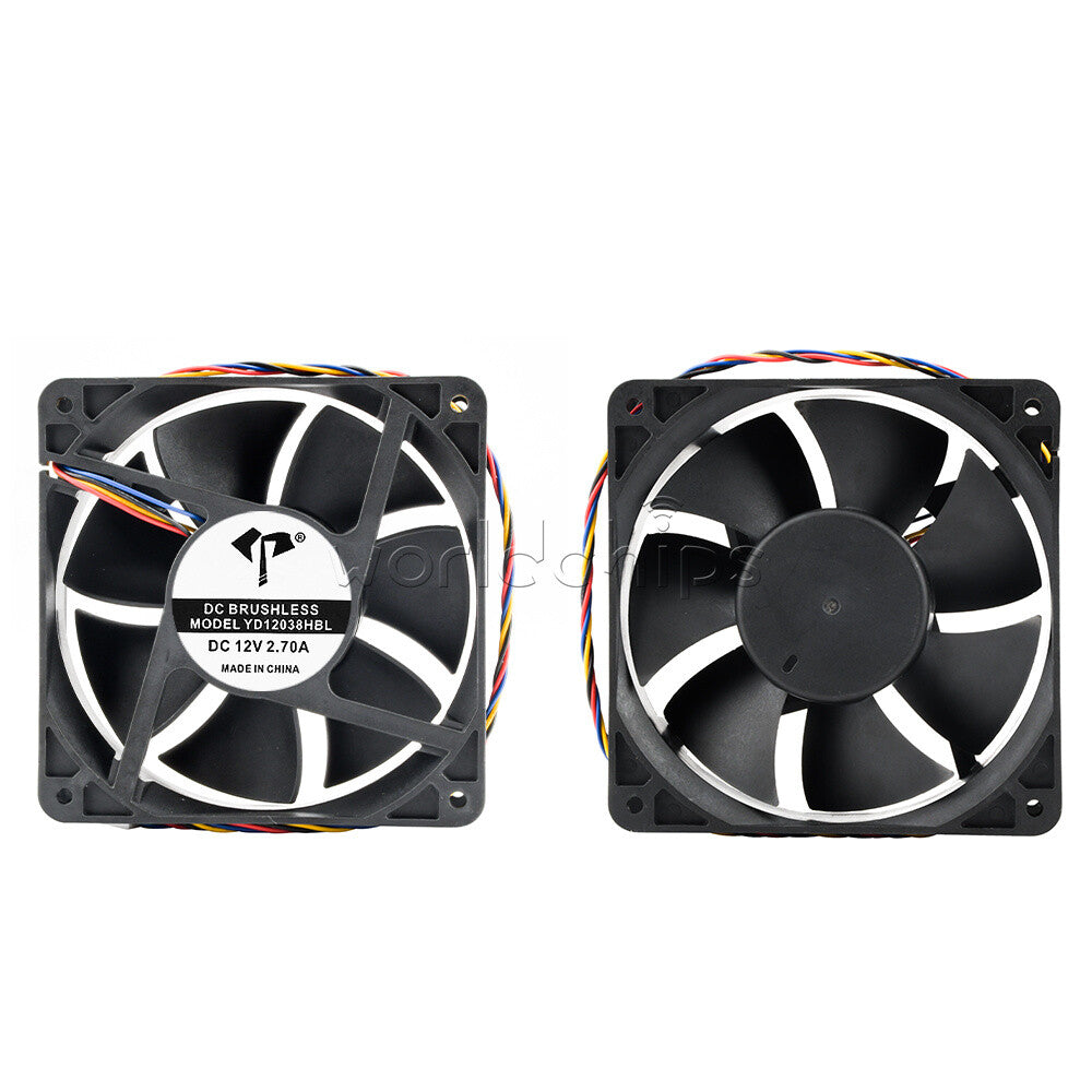 12V Fan Case Full Speed/Temperature Contro Cooling Industrial Ant Miner Fan