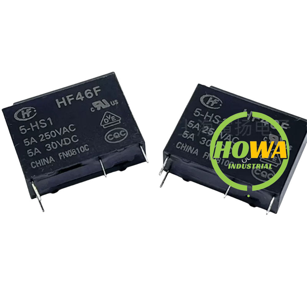 10/pieces  HF46F/5-HS1 HF46F/12-HS1 HF46F/24-HS1 HF46F/24-HS1T HF Relay