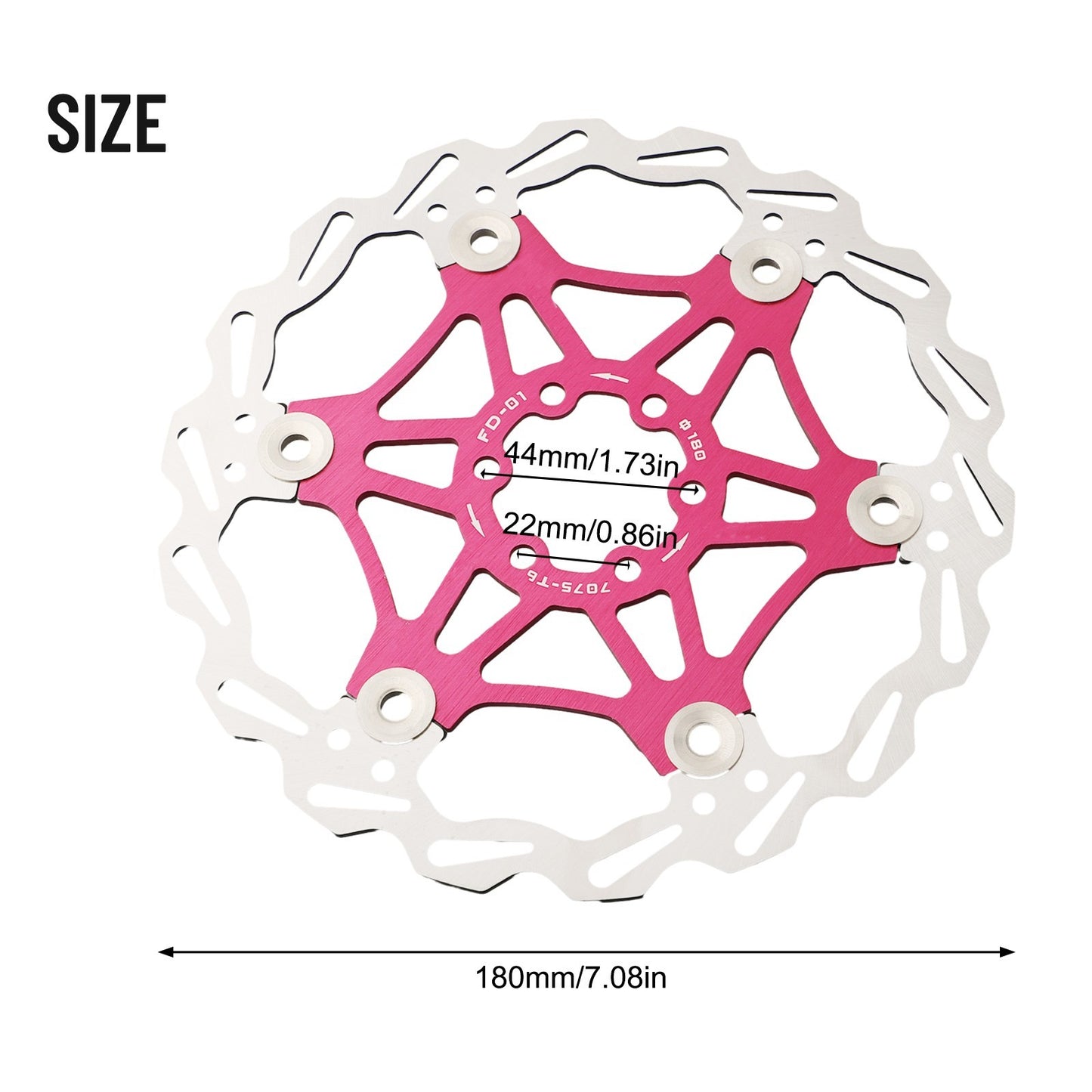 SNAIL Mountain Bike Floating Disc Brake Pad 160mm Fast Heat Dissipation