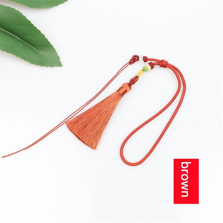 5x Elegant Tassel String Bracelet Key Chain Decorative Lanyard Jewellery Kit