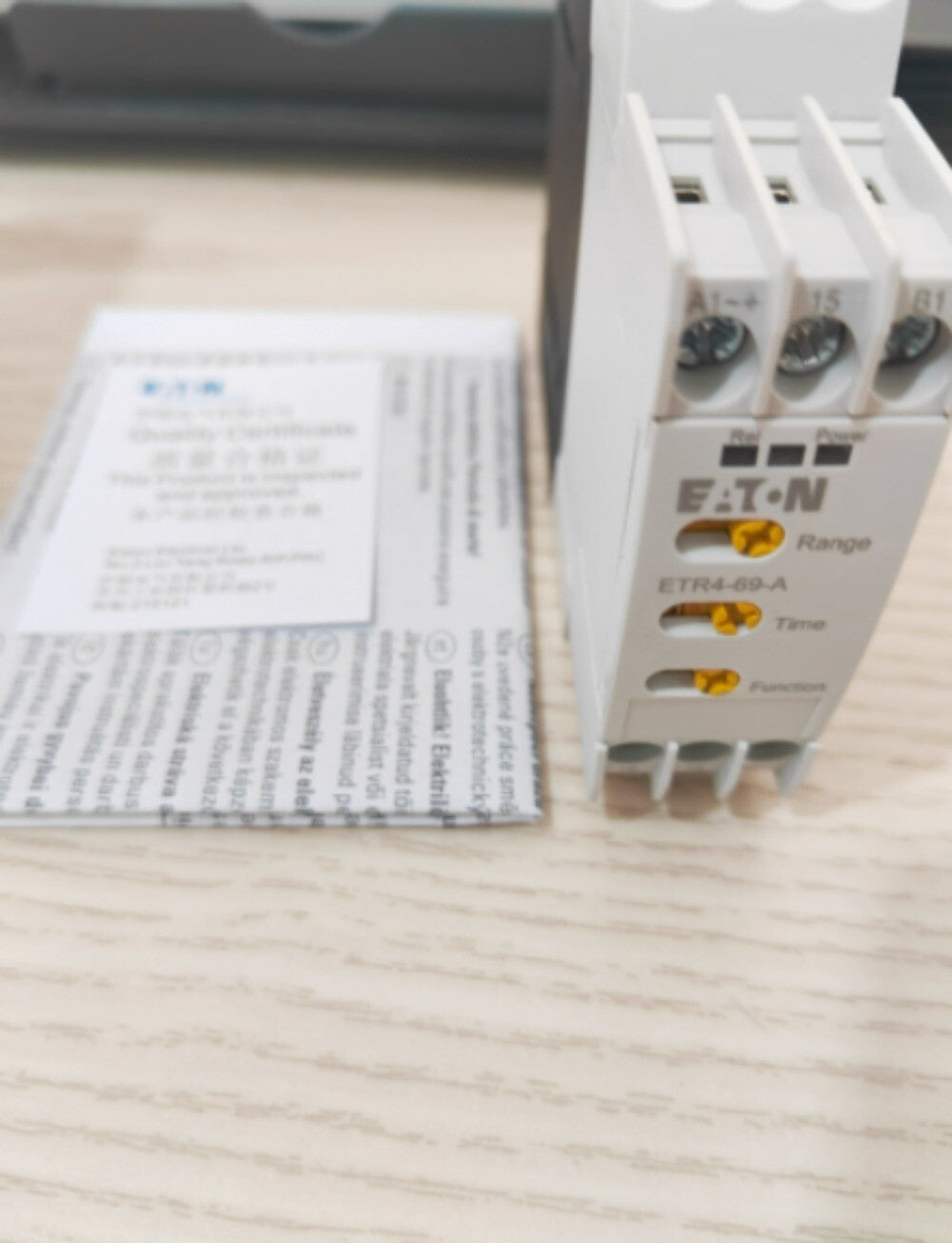 For MOELLER EATON ETR4-69-A TIMING RELAY PLC MODULE 240V