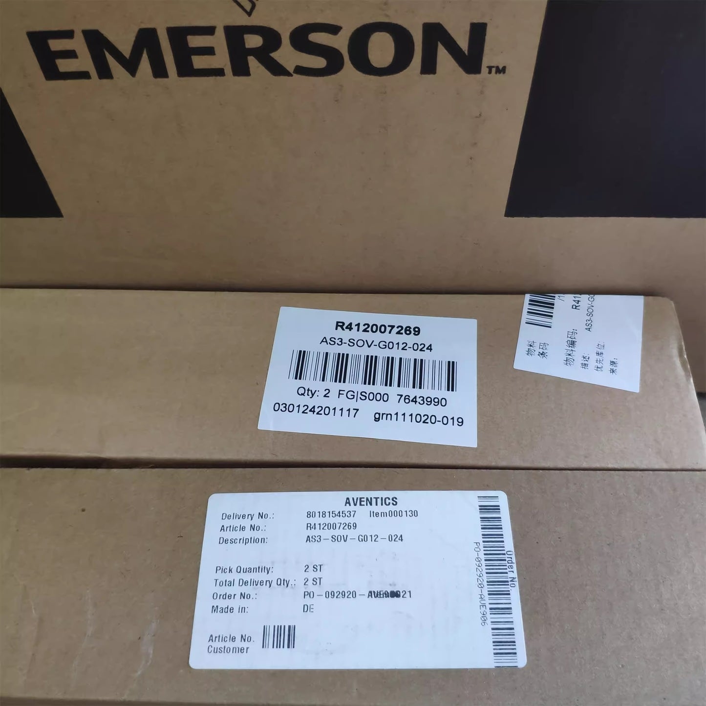 1pcs  AVENTICS Two-position Three-way Reversing Valve R412007269 AS3