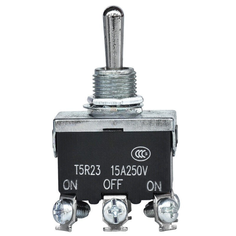 QTY:5  FOR TEND Double reset knob switch T5R23 6-pin 3-speed 15A