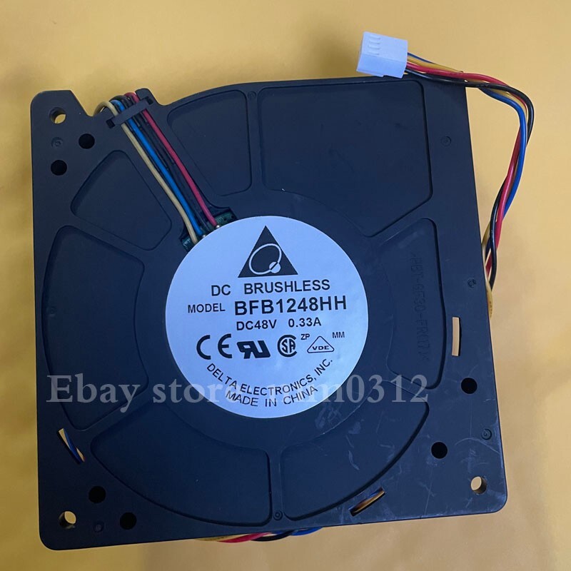 1pc  Delta BFB1248HH 48V 0.33A 12032 Turbo Centrifugal Blower Fan 4 Wire
