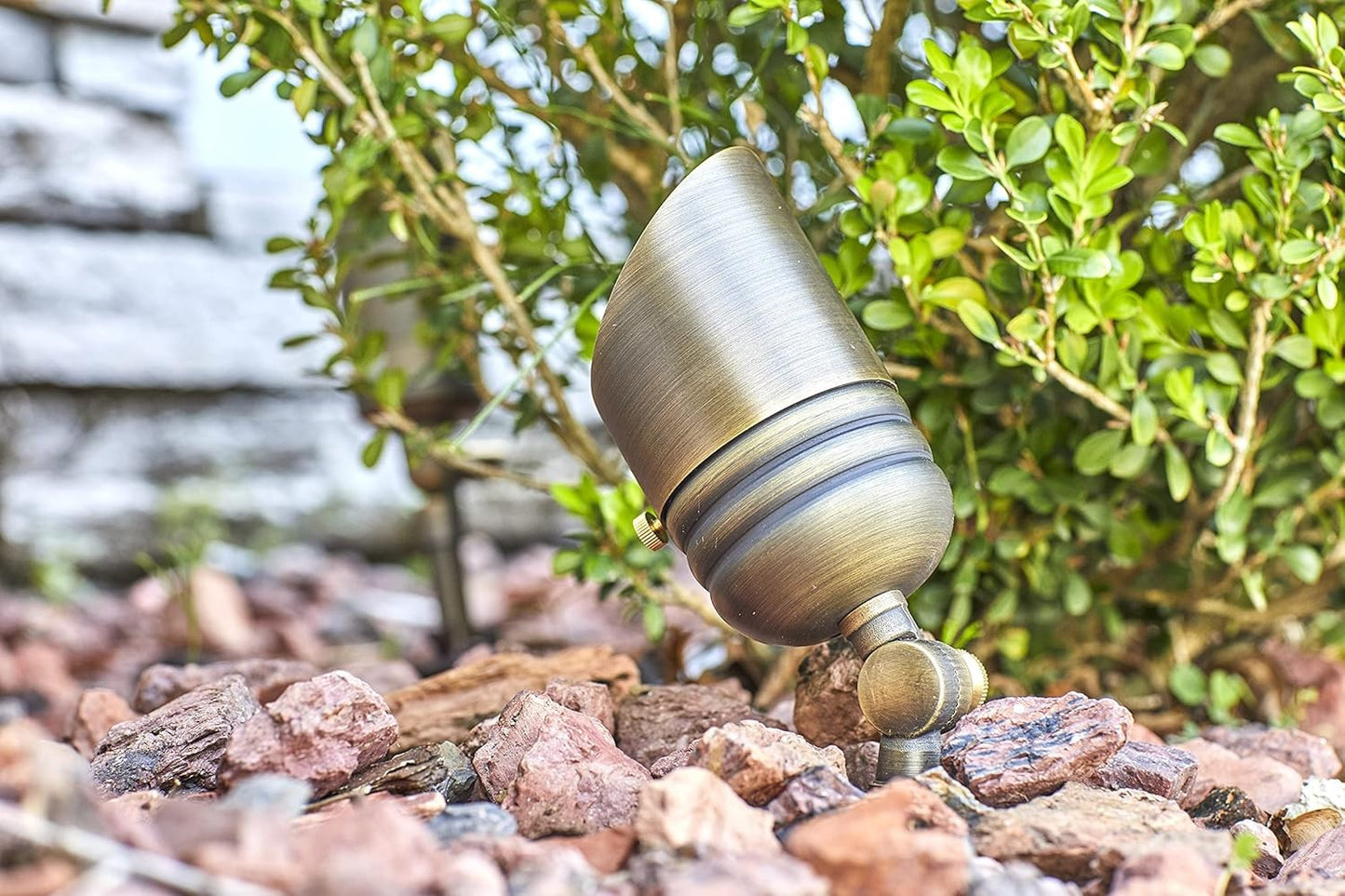 Outdoor LED Spotlight, 12V Bronze, 5W 2700K - 400 Lumen, Landscape Lighting