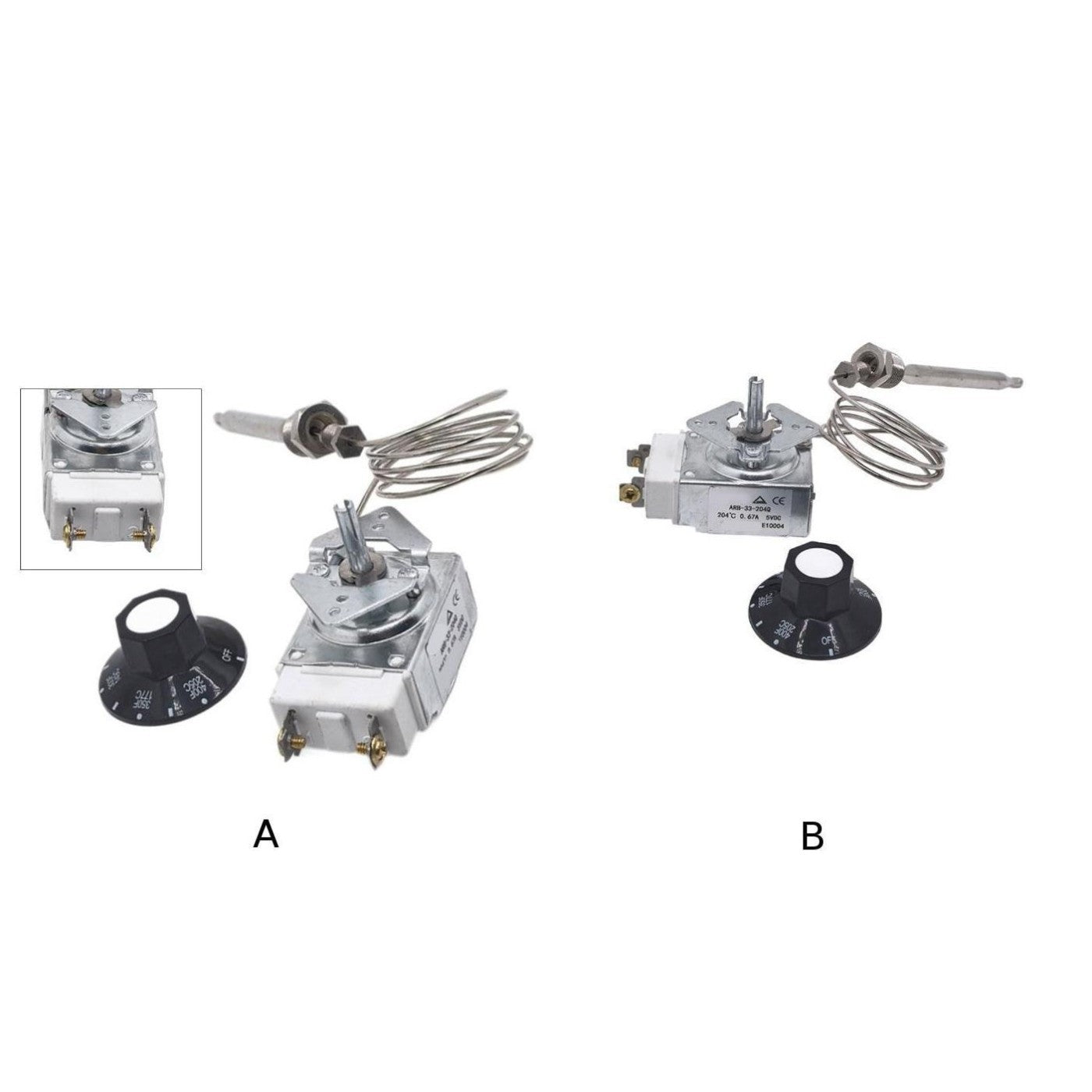 For Robertshaw Compatible Gas Fryer High Limit Switch 38 Inch 14 Inch NPT Model