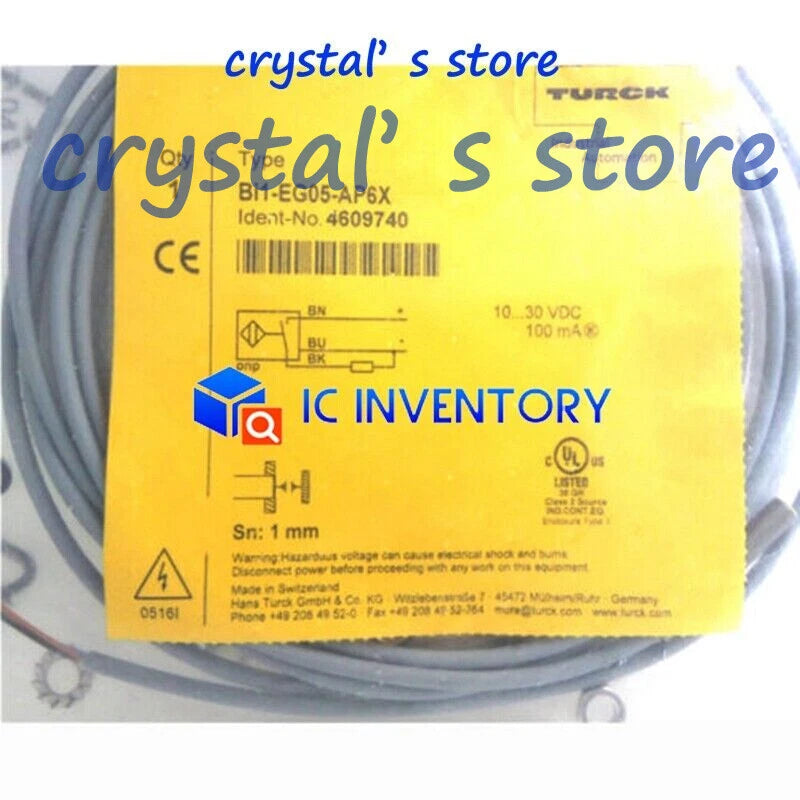 1PCS   ONES TURCK proximity switch BI1-EG05-AP6X #P